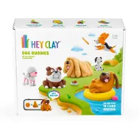 Hey Clay HEJ CLAY Set Buddies, modelleerklei set, honden