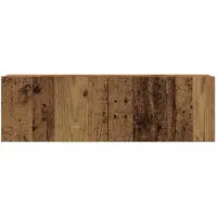 vidaXL 8-delig Tv-meubelset wandmontage bewerkt hout oud houtkleurig