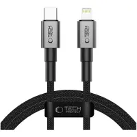 Tech-Protect Ultraboost DNA Lightning-kabel, PD27W/3A, 100 cm, ijzergrijs