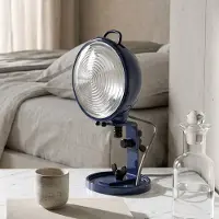 Aluminor Tafellamp Jeep, blauw, Woon-/ Eetkamer, metaal, Design, Tafellamp