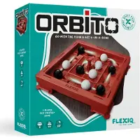 FlexIQ Elliot GmbH – Orbito: Het doel van het spel is om 4 knikkers van dezelfde kleur in een horizontale, verticale of diagonale rij te krijgen