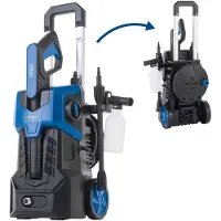 Scheppach Elektrische hogedrukreiniger SHD150 - 1800 W vermogen | 150 bar maximale druk | 420 liter/uur opbrengst | 5 meter hogedrukslang | inclusief accessoires