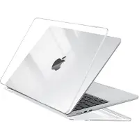 Famanu hardcover hoesje voor MacBook 13 inch - Transparante uitvoering met kliksluiting