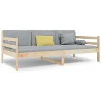 vidaXL Slaapbank zonder matras 90x190 cm massief grenenhout