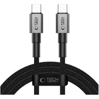 Tech-Protect Ultraboost DNA Type-C kabel, 60W/3A, 200 cm, ijzergrijs
