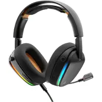 Glorious GHS Eternal RGB, Kabel, Gaming, Hoofdtelefoon met microfoon, Zwart