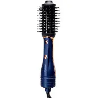 Aigostar Sophia SBB-1200VDE - Haarstrijkborstel - 1200 W 3-in-1 VDE-gecertificeerd Blauw-Goud Sophia