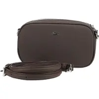 Lacoste Schoudertas donkerbruin