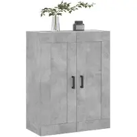 vidaXL Wandkast 69,5x34x90 cm bewerkt hout betongrijs