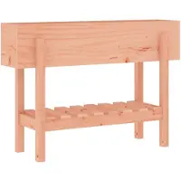 vidaXL Plantenbak 62x30x69 cm massief grenenhout wit