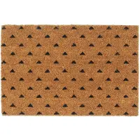 vidaXL Deurmat 40x60 cm getufte kokosvezel naturel