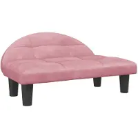 vidaXL Hondenmand 70x52x30 cm fluweel roze