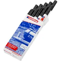 Edding paint marker 751, 1-2 mm, zwart, 10 stuks