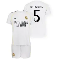 Real Madrid Bellingham Thuis Tenue Kind - Shirt + Broekje - 2025/2026 - Officiële Fanmerchandise Replica - Maat 164