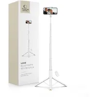 TechProtection Blauwtooth Selfie Stick / Tripod Wit