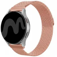 IMoshion Milanees magnetisch bandje - Universeel 24 mm aansluiting - Rosé Goud
