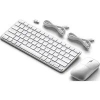 Satechi Slim CEX1 Draadloze Toetsenbord En Muis Combo Zilver