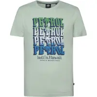 Petrol Industries Shirt 'Radiance' donkerblauw / petrol / grasgroen / pastelgroen