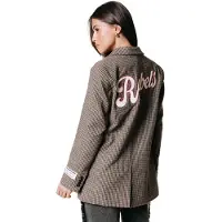 Colourful Rebel Jesra Check Single Breasted Blazer - Maat xl