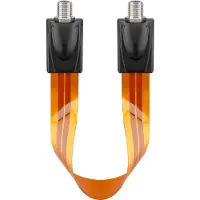 Pro F-connector kabel - 0.25 meter - Zwart -