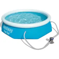 Bestway Zwembad Fast Set 244 cm incl. filterpomp