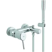 GROHE Concetto badkraan met doucheset Chroom