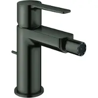 GROHE Bidetmengkraan Lineare New S-Size M/Waste Hard Graphite Geborsteld