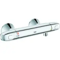 GROHE Grohtherm 1000 New douchekraan thermostatisch met quickfix koppelingen chroom