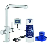 GROHE Blue pure minta uittrekbare mousseur S-size starterkit chr 30591000