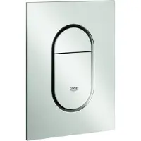 GROHE Arena cosmopolitan 2-knops bedieningsplaat Supersteel