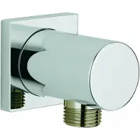 GROHE Rainshower Wandaansluitbocht - vierkante rozet - chroom