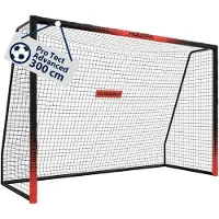 Hudora Voetbaldoel Pro Tect 300 - Zwart, afmetingen 300x200x120 cm