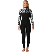 Rip Curl Dawn Patrol Pro 4/3 Mm Dames Wetsuit Van Neopreen Met Lange Mouwen En Rits Op De Borst
