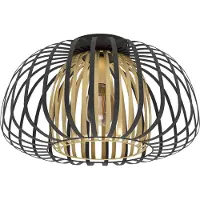 Eglo Plafondlamp Encinitos, dimbaar, zwart, Woon-/ Eetkamer, metaal, plafondlamp