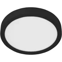 Eglo LED-plafondlamp Fueva 5, zwart, Badkamer, metaal, LED plafondlamp