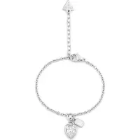 GUESS Armband 'CRYSTAL LOVE' zilver