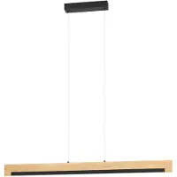 Eglo CAMACHO, Zwart, Bruin, Staal, Hout, Universeel, IP20, Klasse II, LED