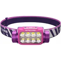 Nitecore UT6 UHE LED Trail Running hoofdlamp, Purple, 1600 lumen