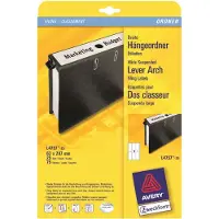 Avery ultragrip Ordnerrugetiket Permanent klevend Breed L4757-25 A4 6,3 x 29,7 cm Wit 25 Vellen à 3 Etiketten