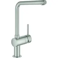 GROHE Minta keukenkraan met L uitloop RVS