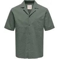 Only & Sons Overhemd 'ONSEye' donkergrijs