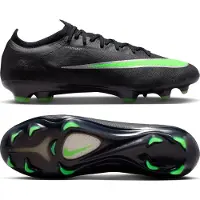Nike Mercurial Vapor 17 Elite Gras Voetbalschoenen (FG) Zwart Felgroen Zilvergrijs