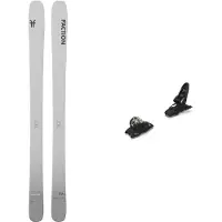 Faction - Packs (ski's & bindingen) - Pack Dancer 99 Ti 2027 voor Heren van Hout - Grijs