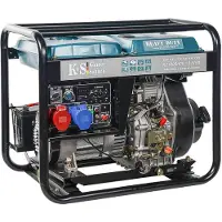 Könner&Sohnen AP6500DGS Stille Diesel Generator 6,5 kW – 230V/400V – Elektrische Start