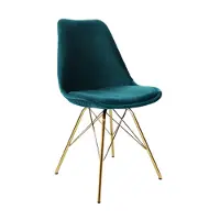 Kick Collection Kick kuipstoel Velvet - Blauw - Velvet stof - Verkrijgbaar in diverse kleuren