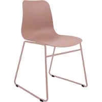 Kick Collection Kick tuinstoel - kunststof zitting - stevig metalen frame - Roze