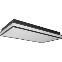 Osram SMART+ Matter Magnet LED-plafondlamp 600x300 mm zwart, 42 W, 2300 lm, 3000-6500 K TW, wifi, Alexa