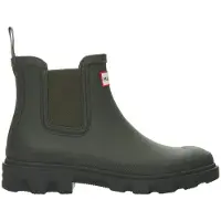 Hunter Boots - Downpour Chelsea - Rubberlaarzen 40, olijfgroen