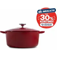BK Bourgogne Braadpan 28 cm Chili Red
