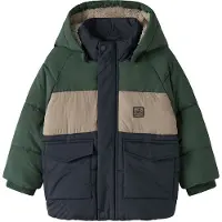 Name It Mini Colour Block Gewatteerde Jas 86 EU Jongens